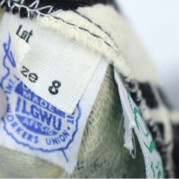 Prestige of Boston Maxi Skirt Geometric Pattern Size S Boho Union Made USA VTG - Picture 9 of 11